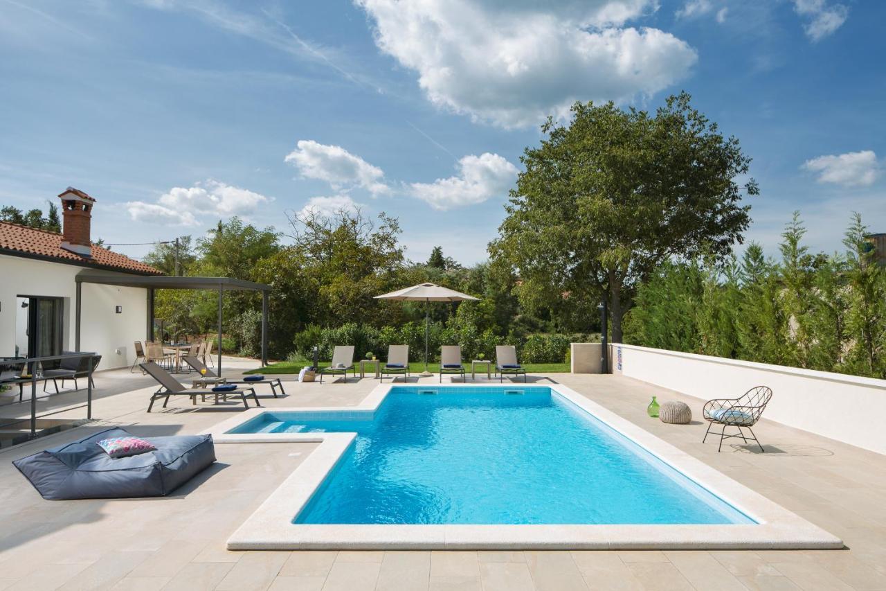 Villa Del Sol With Large Garden Perfect For Families Labin  Bagian luar foto